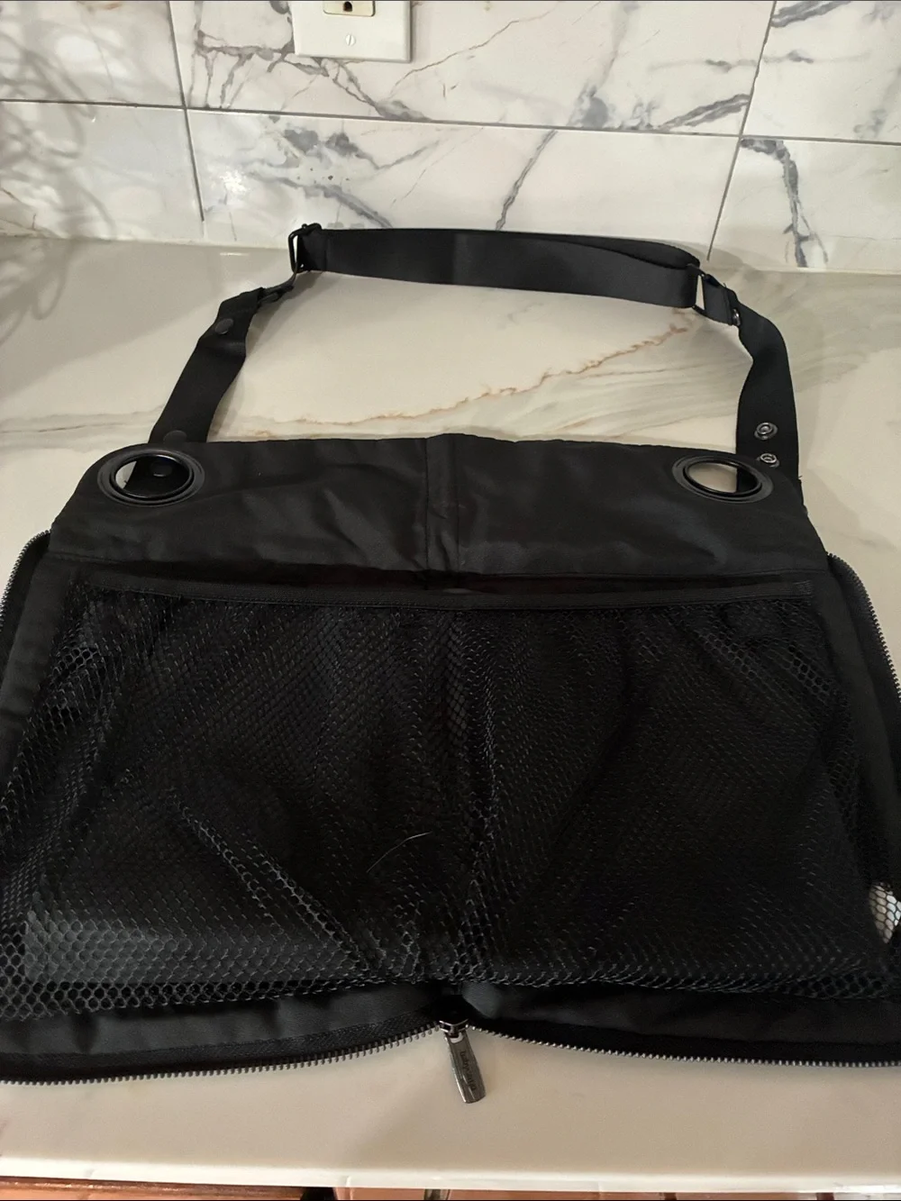 Vintage Baby Cargo stroller diaper messenger bag that clips attach to stroller